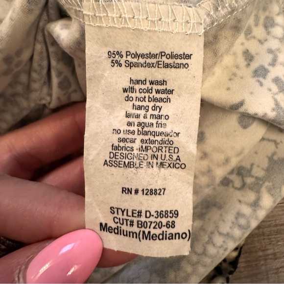 Texas True Threads Snake Print Dress Size Medium Western Boutique Mini Dress NWT - Picture 5 of 5